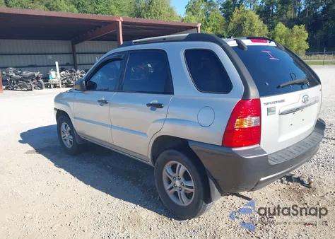 2008 Kia Sportage Lx z USA, uszkodzony, nr VIN KNDJF724887527380